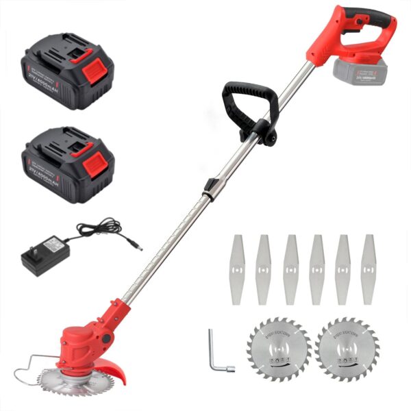 Weed Wacker Cordless Electric Brush Cutter Stringless