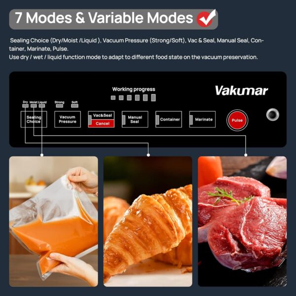 Liquid Vacuum Sealer Machine, 90Kpa Vacuum Sealer - Image 3