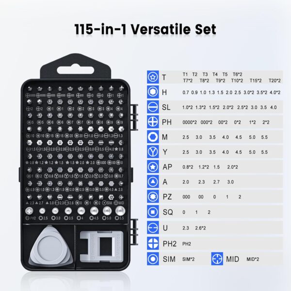 Screwdriver Set, Professional Magnetic Repair Tool Kit - Image 2
