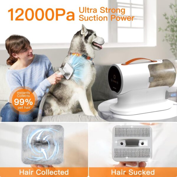 AIRROBO Dog Grooming Vacuum, Dog Grooming Kit - Image 3
