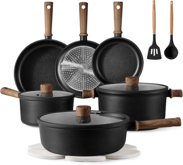 CAROTE Nonstick Pots and Pans,Cookware Set - Image 2