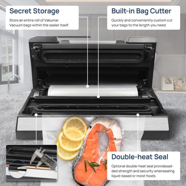 Liquid Vacuum Sealer Machine, 90Kpa Vacuum Sealer - Image 4