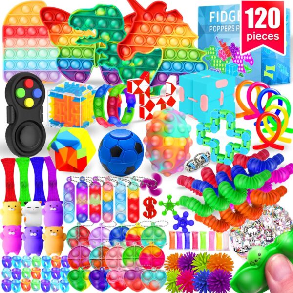 Fidget Toys, 120 Pack Set Stocking Stuffers for Kids