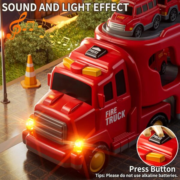 Construction Truck Toys Sets for 3 4 5 6 Years Old Boys - Image 2