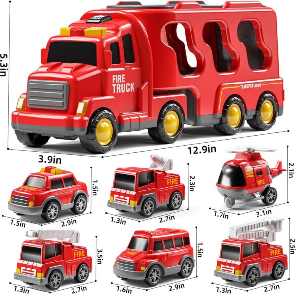 Construction Truck Toys Sets for 3 4 5 6 Years Old Boys - Image 4