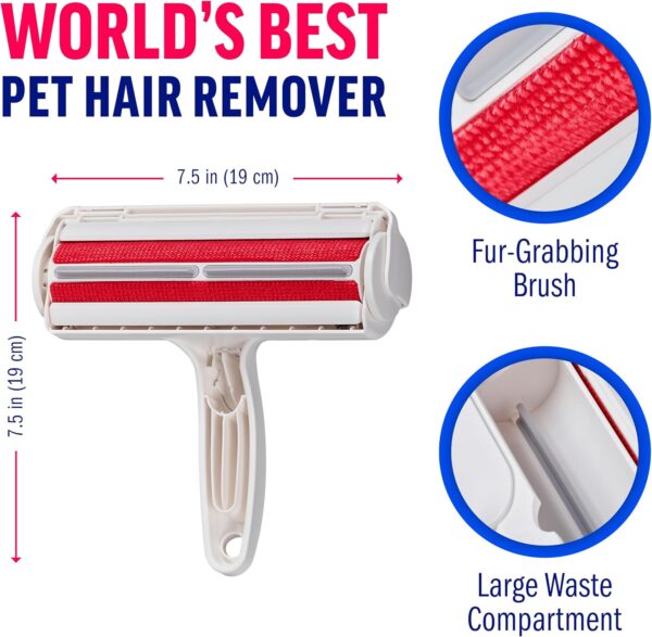 Chom Roller Pet Hair Remover and Reusable Lint Roller - Image 2