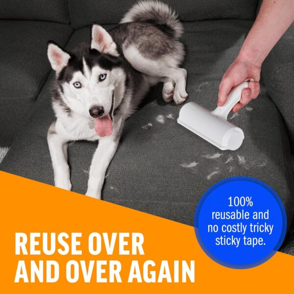 Chom Roller Pet Hair Remover and Reusable Lint Roller - Image 4