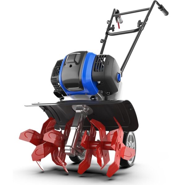 Garden Tiller 53cc Mini Cultivator 15 inch