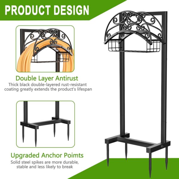 Garden Hose Holder - Upgraded Water Hose Holder - Image 2