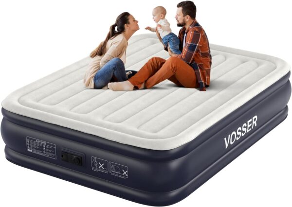 Air Mattress Queen with Built in Pump,18'' - Image 2